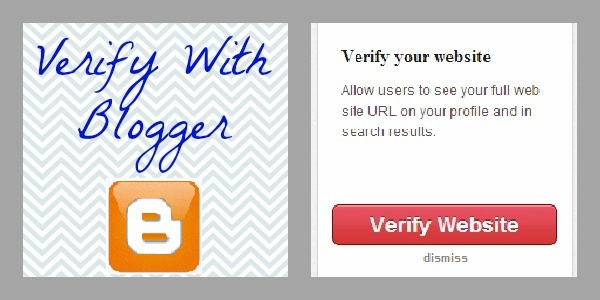 Verify With Blogger
