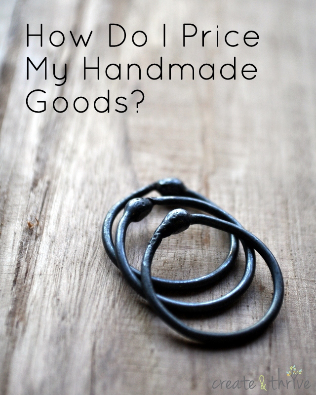 how do I price my handmade goods